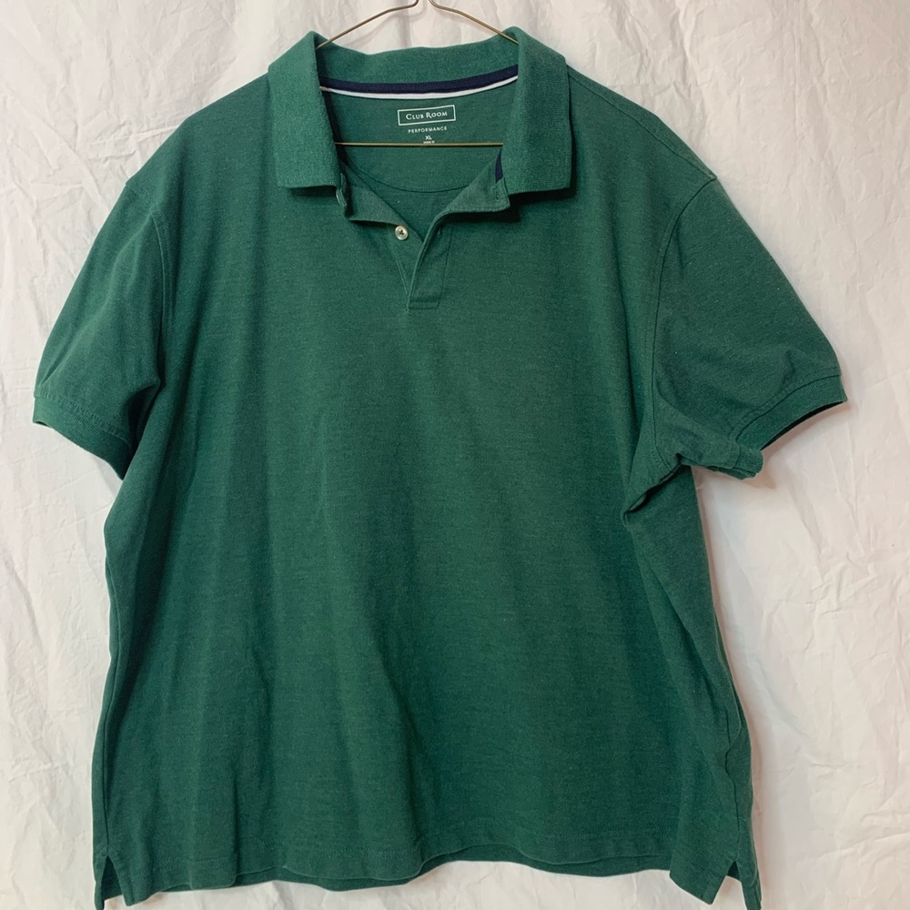 Club Room men’s polo shirt 2 buttons short sleeve XL